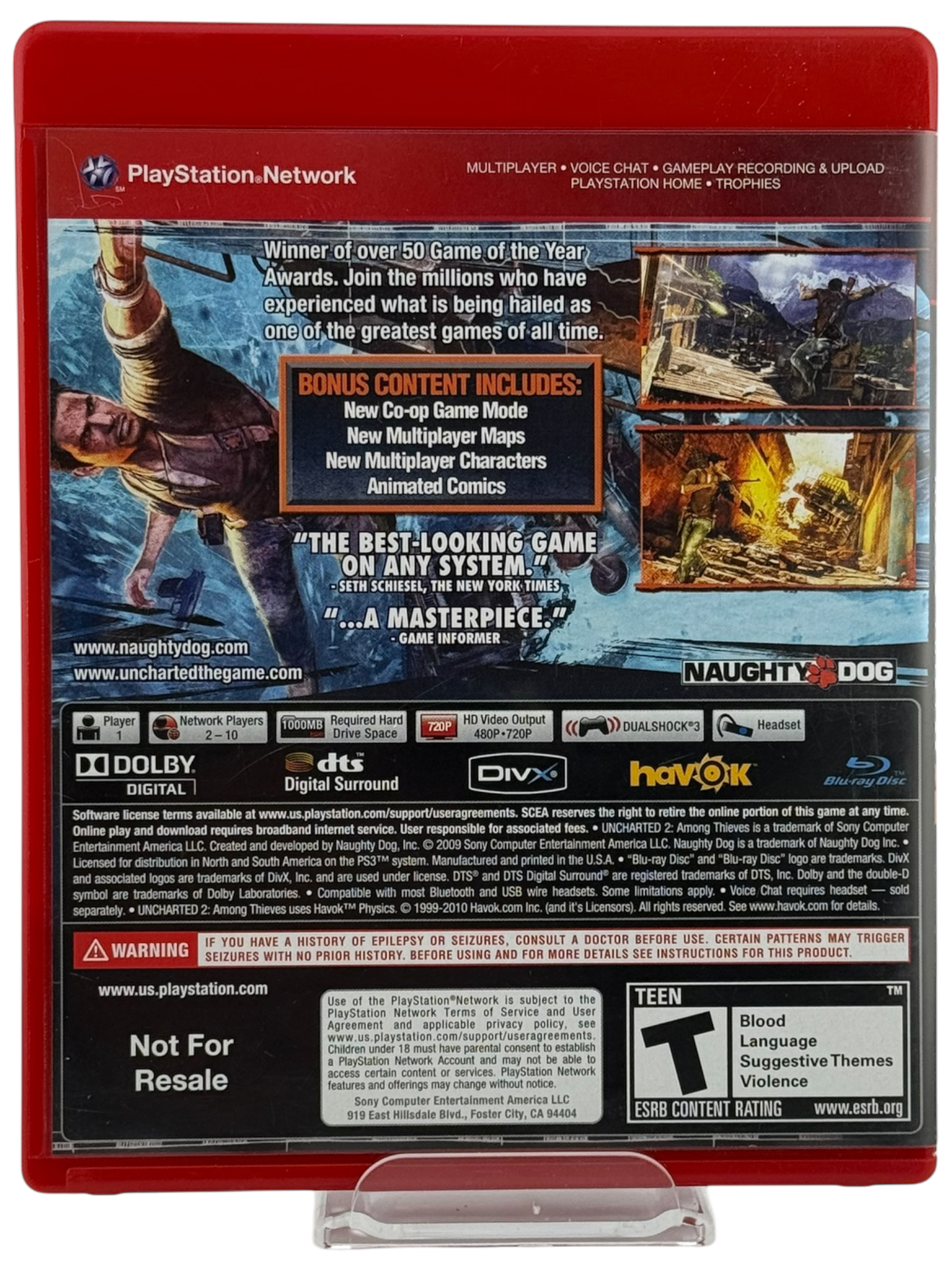 Uncharted 2: Among Thieves [Game of the Year Greatest Hits]