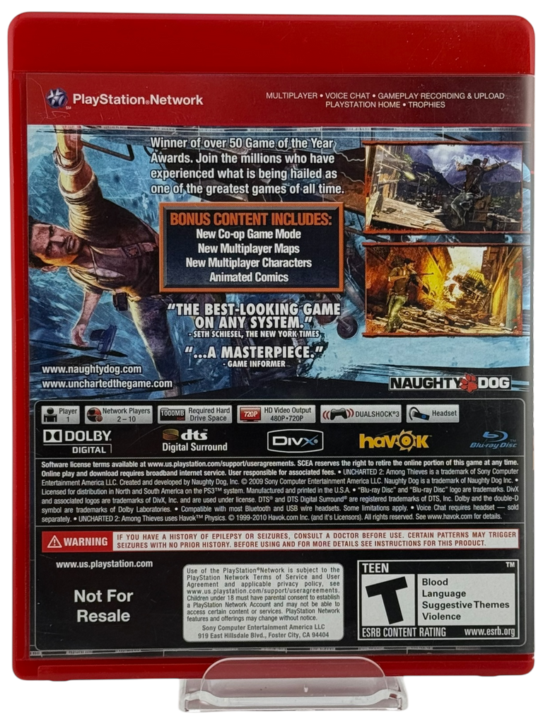 Uncharted 2: Among Thieves [Game of the Year Greatest Hits]