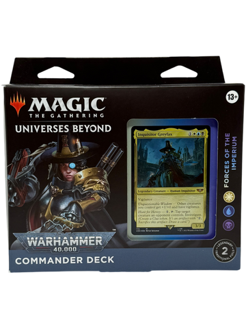 Universes Beyond: Warhammer 40,000 - Forces of the Imperium Commander Deck