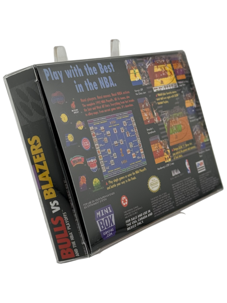 Bulls vs. Blazers and the NBA Playoffs [Mini Reproduction Box]