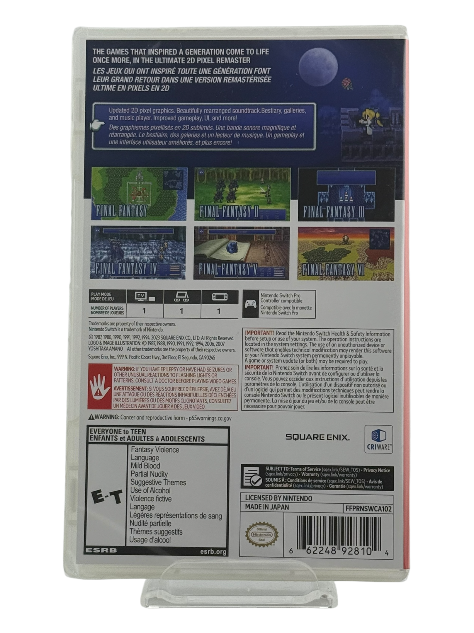 Final Fantasy I-VI Collection Pixel Remaster