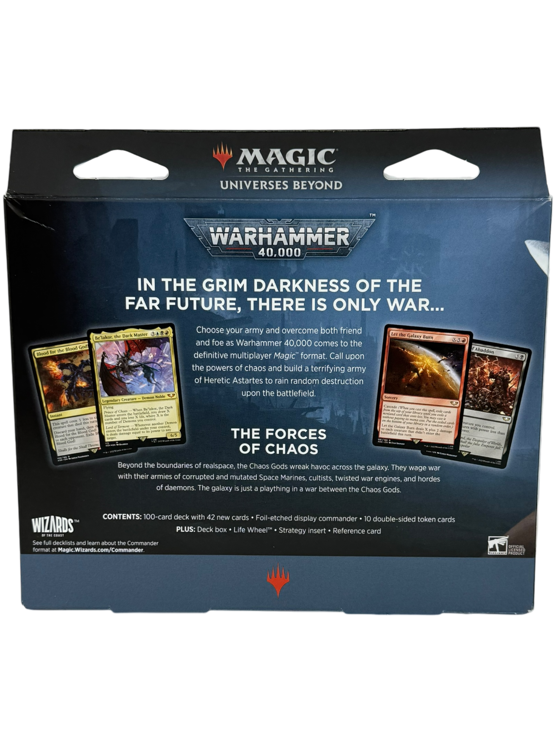 Universes Beyond: Warhammer 40,000 - The Ruinous Powers Commander Deck