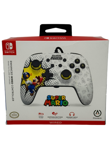 Enhanced Super Mario Wired Controller - Switch