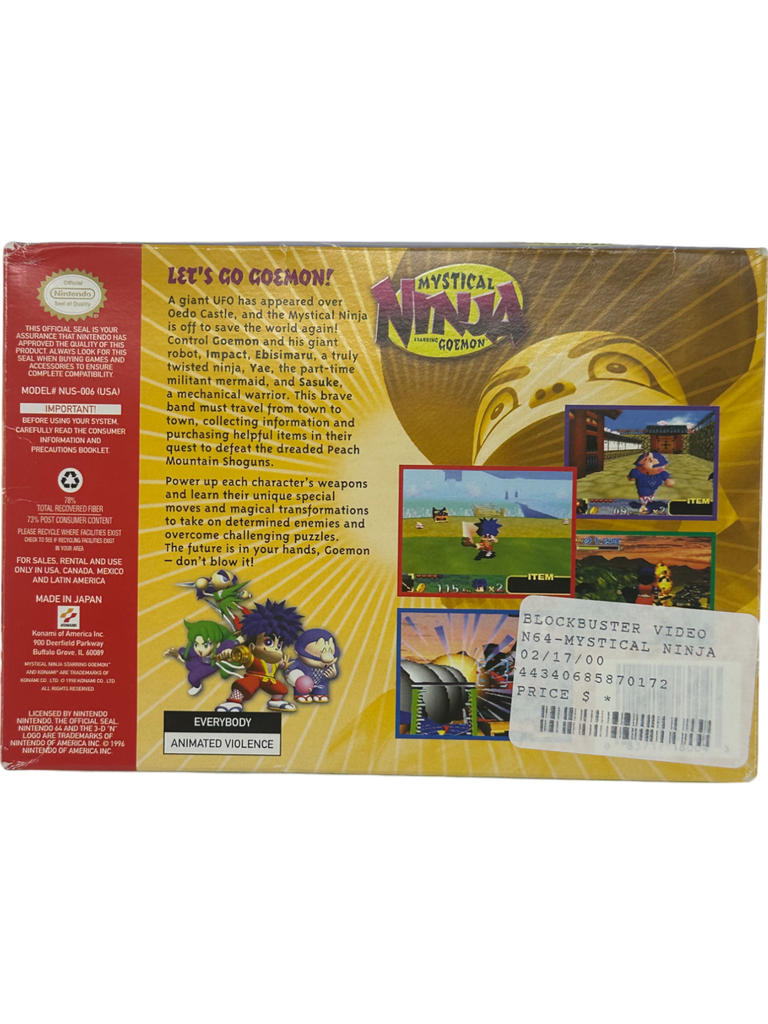 Mystical Ninja Starring Goemon