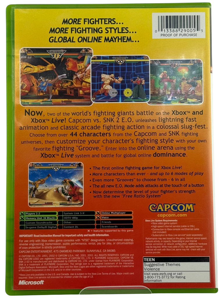 Capcom vs SNK 2 EO