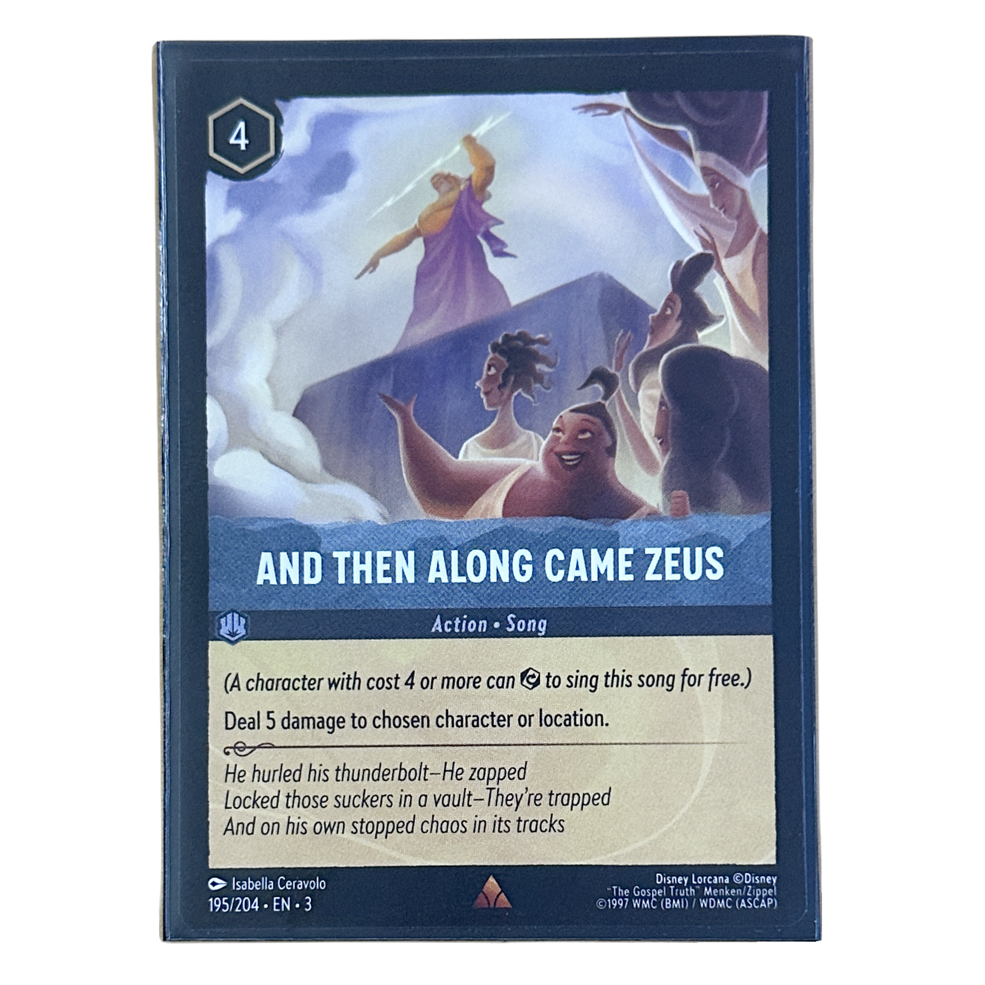 And Then Along Came Zeus