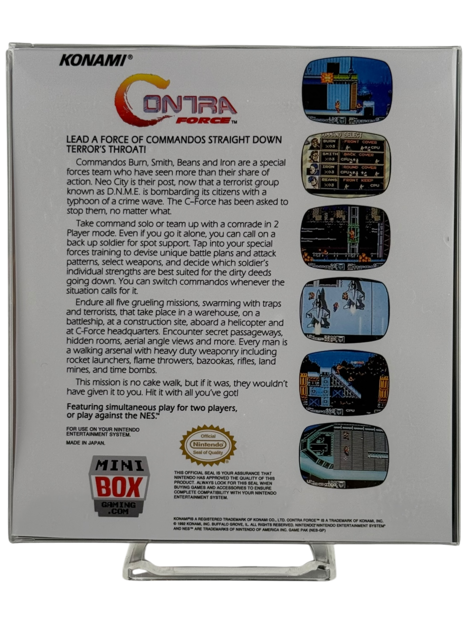 Contra Force [Mini Reproduction Box]