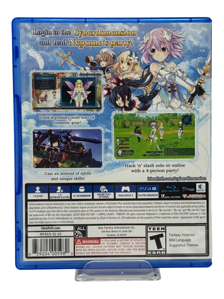Cyberdimension Neptunia: 4 Goddesses Online