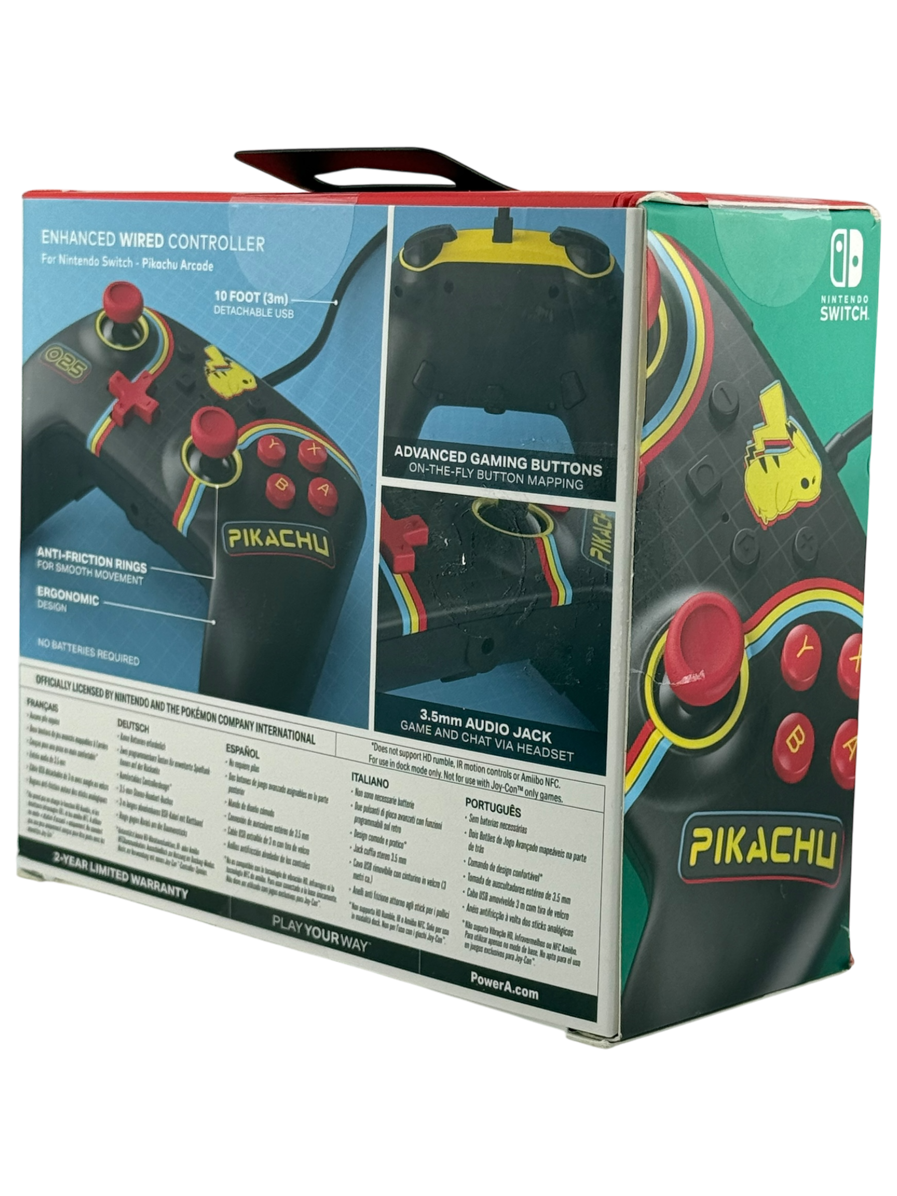 Enhanced Wired Controller [Pokémon Pikachu]
