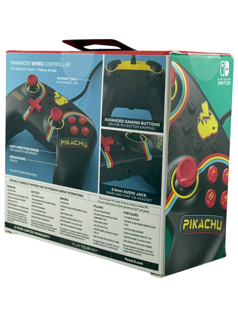 Enhanced Wired Controller [Pokémon Pikachu]