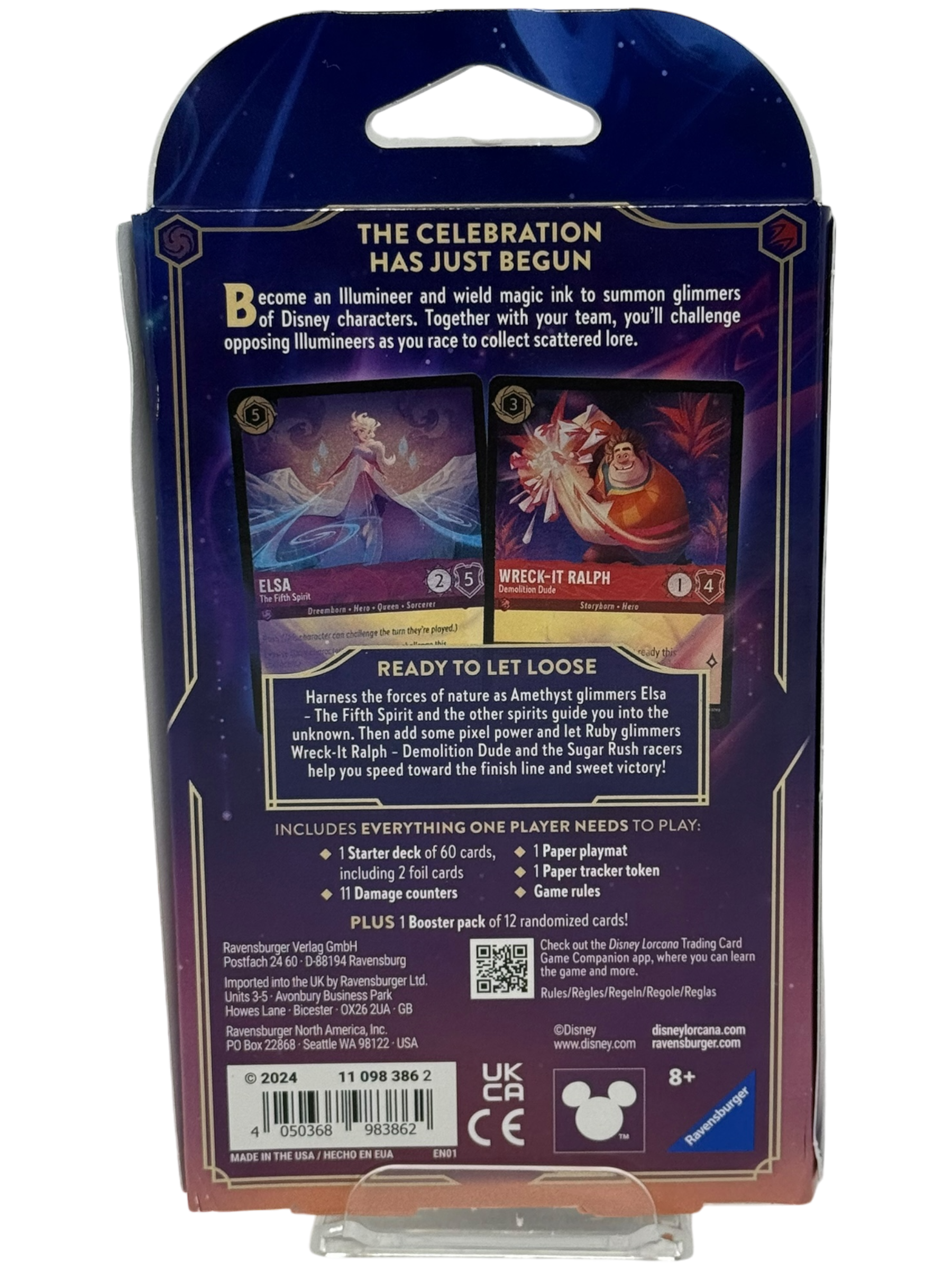Disney Lorcana: Shimmering Skies Starter Deck (Amethyst & Ruby)