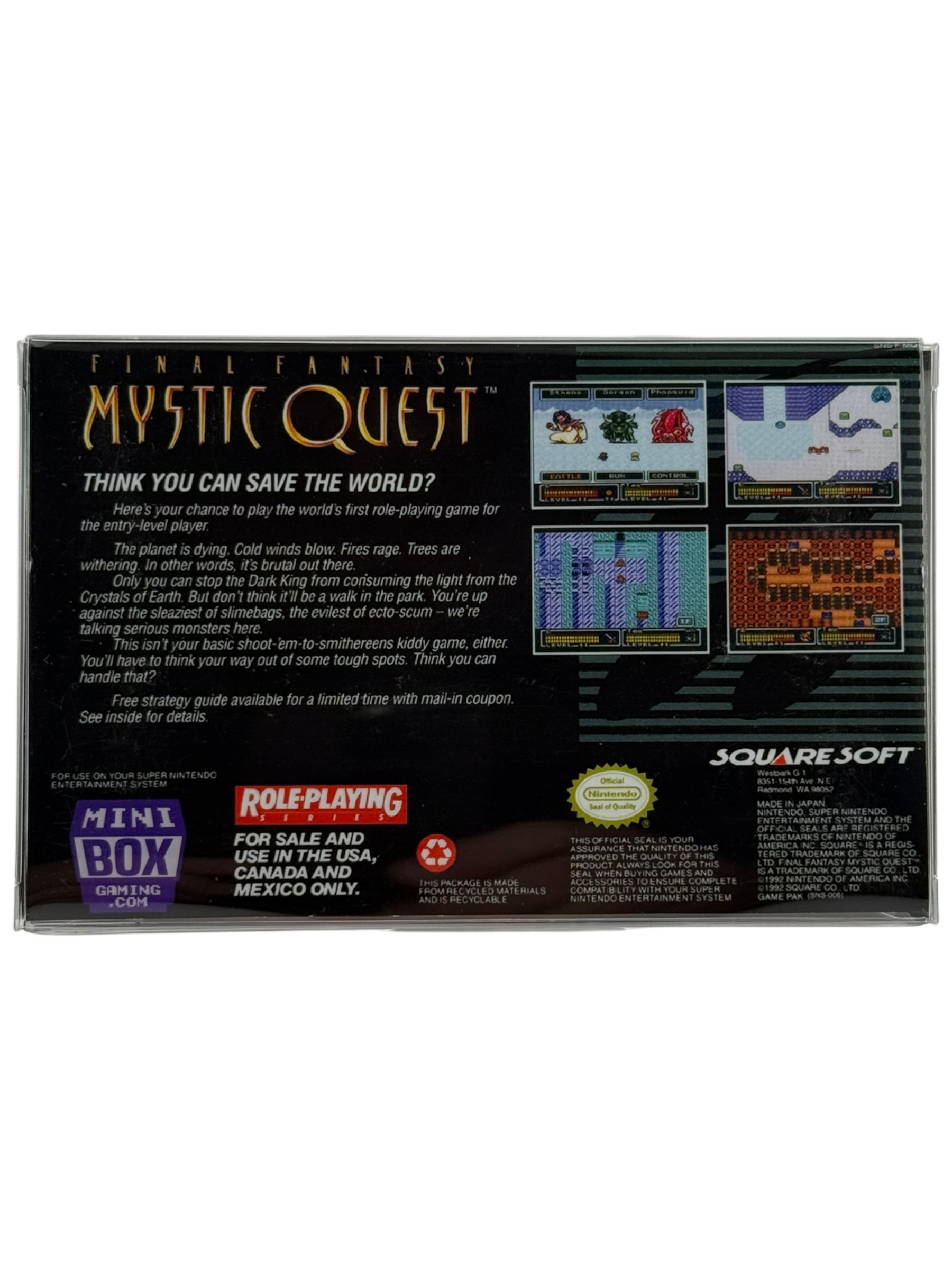 Final Fantasy Mystic Quest [Mini Reproduction Box]
