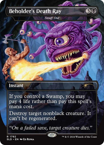 Beholder's Death Ray - Snuff Out (Rainbow Foil)