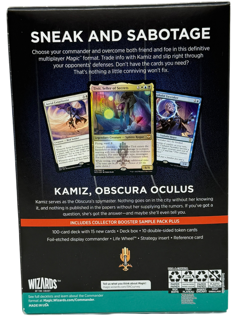 Streets of New Capenna Commander Deck - Obscura Operation