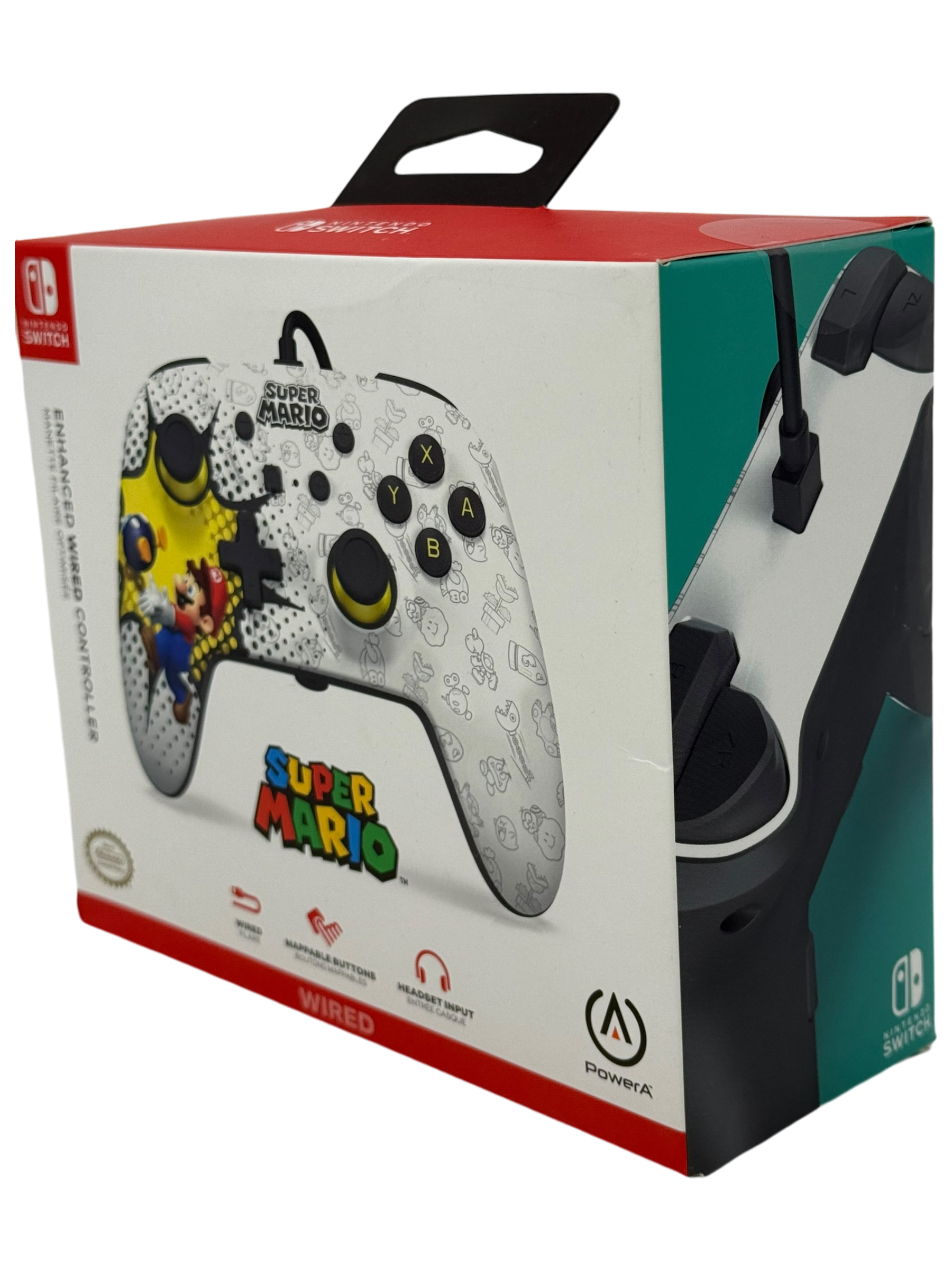Enhanced Super Mario Wired Controller - Switch