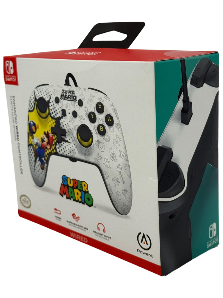 Enhanced Super Mario Wired Controller - Switch