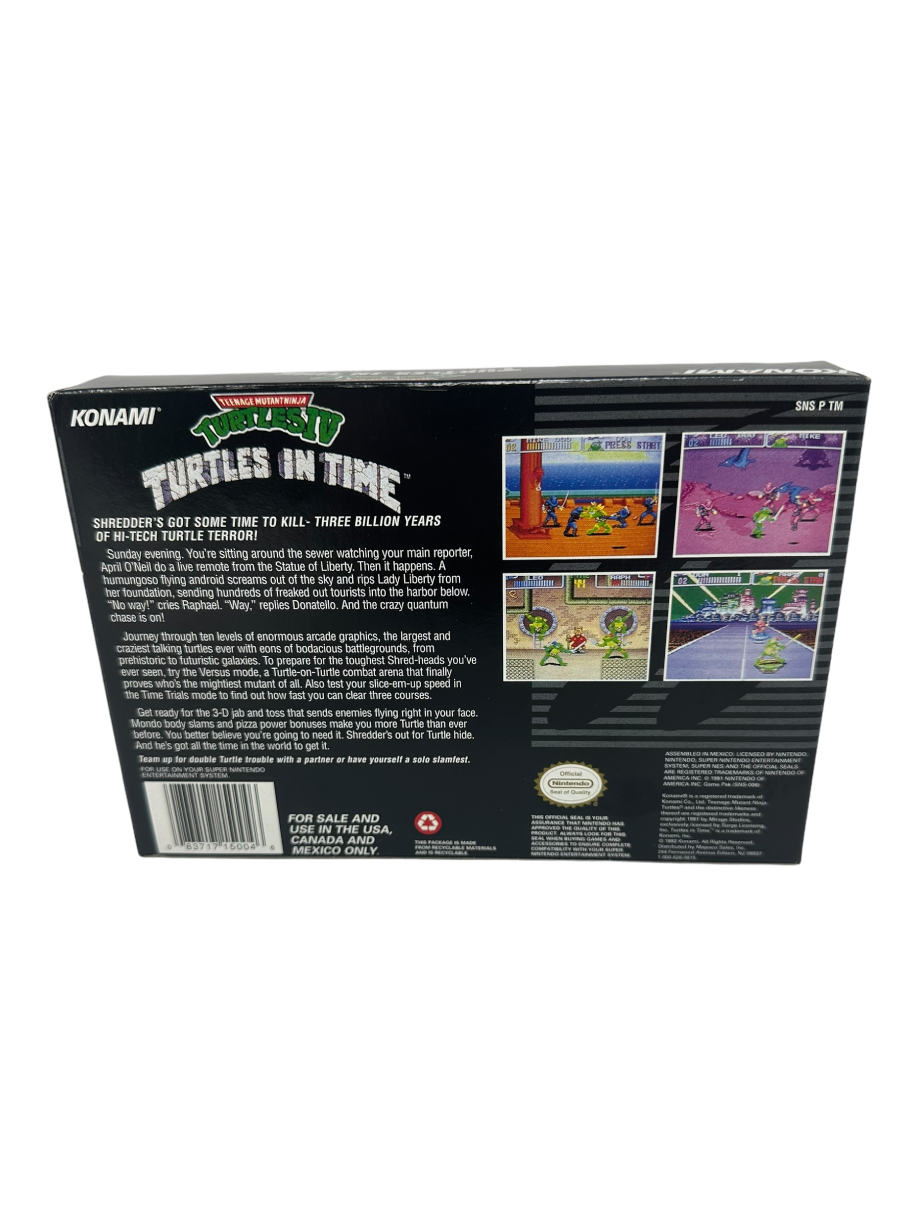Teenage Mutant Ninja Turtles IV Turtles in Time
