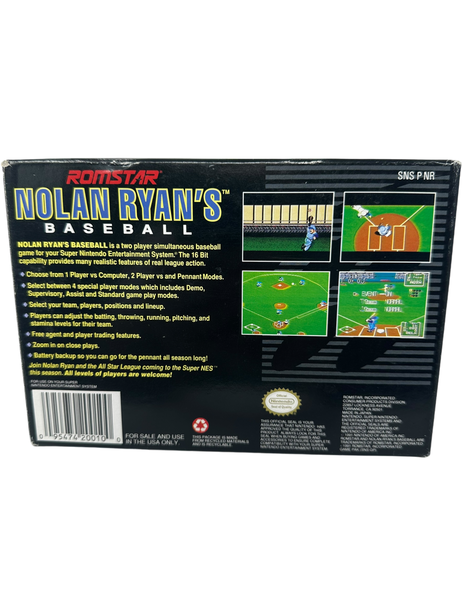 Nolan Ryan's Baseball