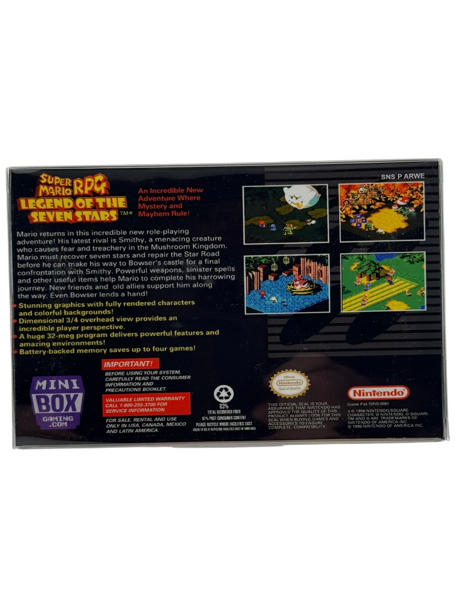 Super Mario RPG: Legend of the Seven Stars [Mini Reproduction Box]