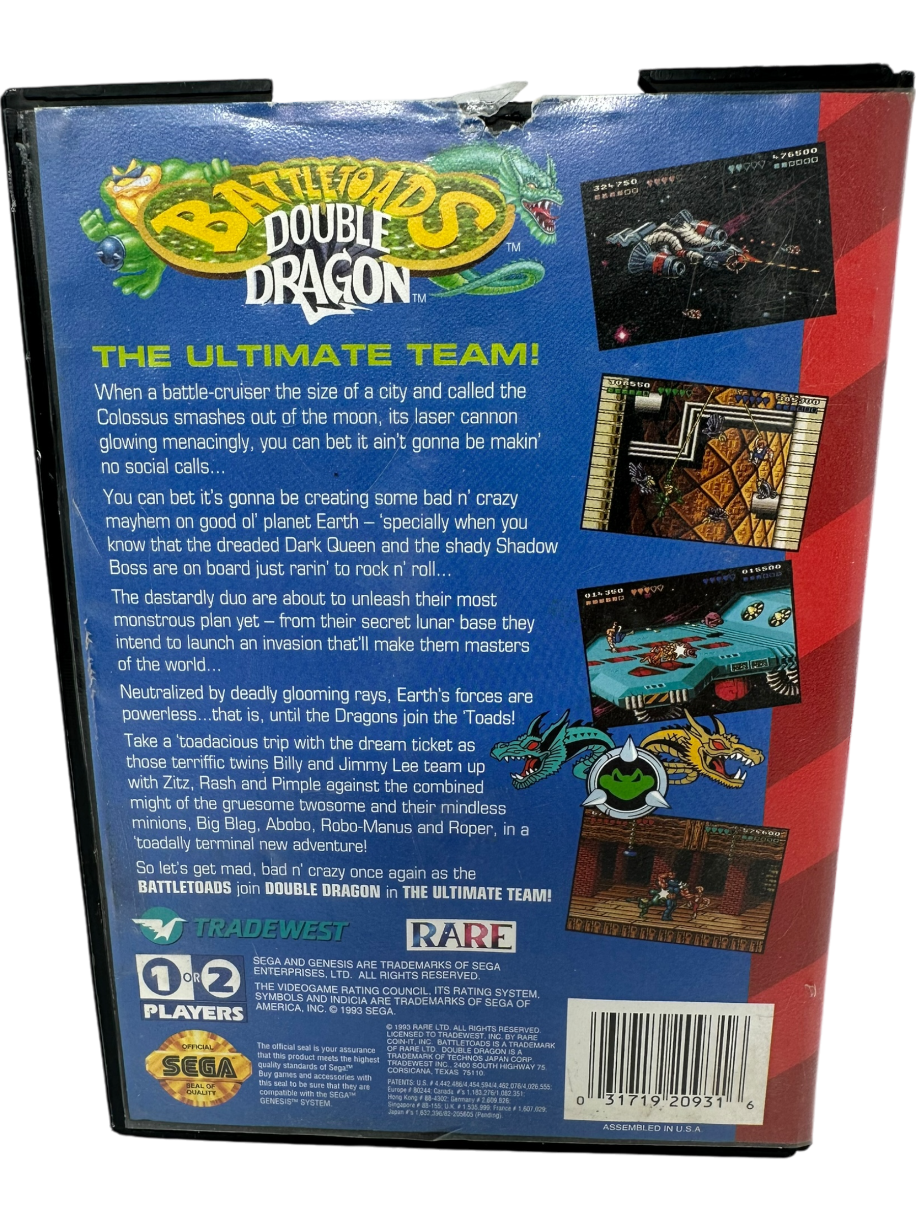 Battletoads And Double Dragon The Ultimate Team