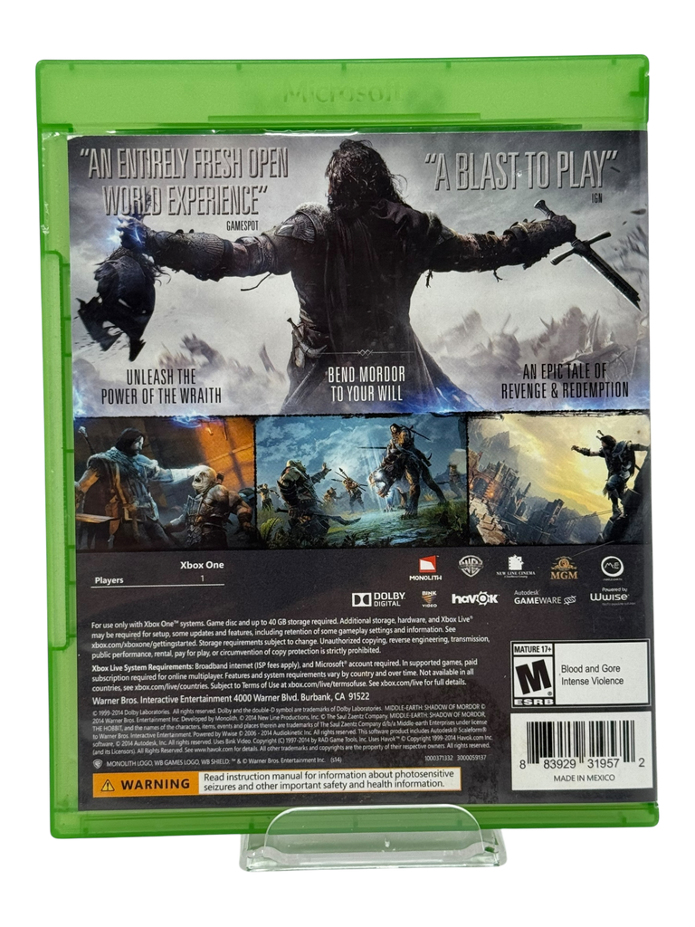 Middle Earth: Shadow of Mordor