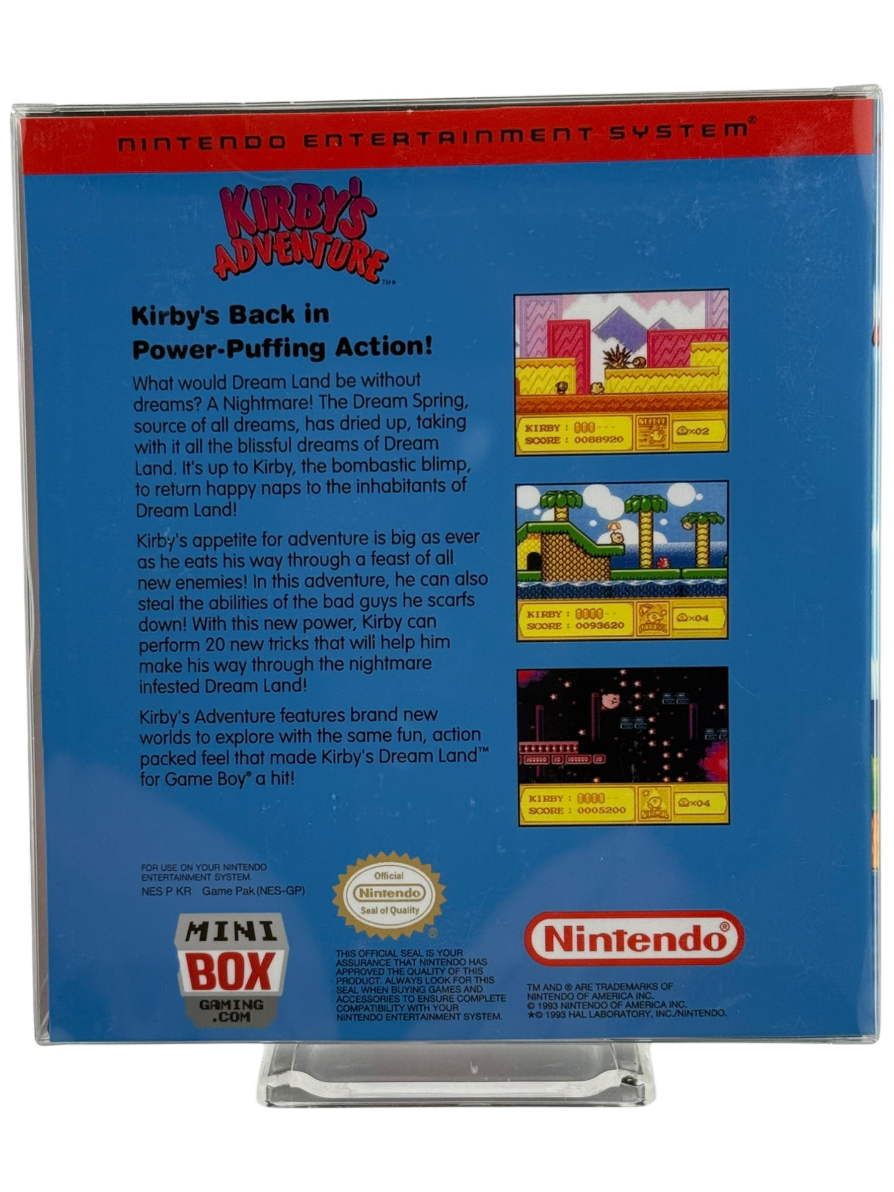 Kirby's Adventure [Mini Reproduction Box]