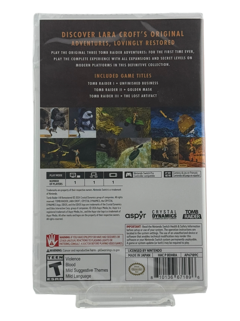 Tomb Raider I-III Remastered