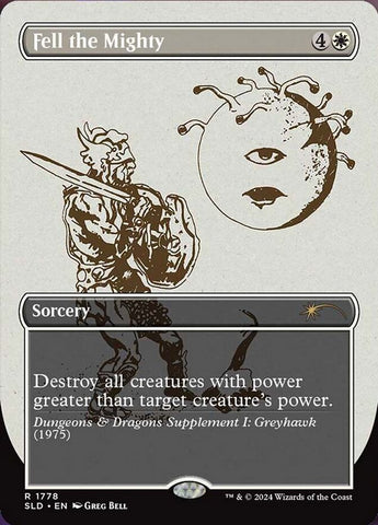 Fell the Mighty (Rainbow Foil)