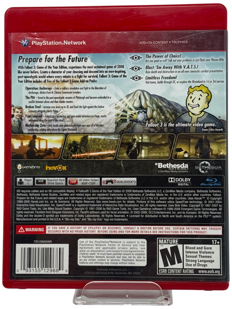 Fallout 3 [Game Of The Year Greatest Hits]