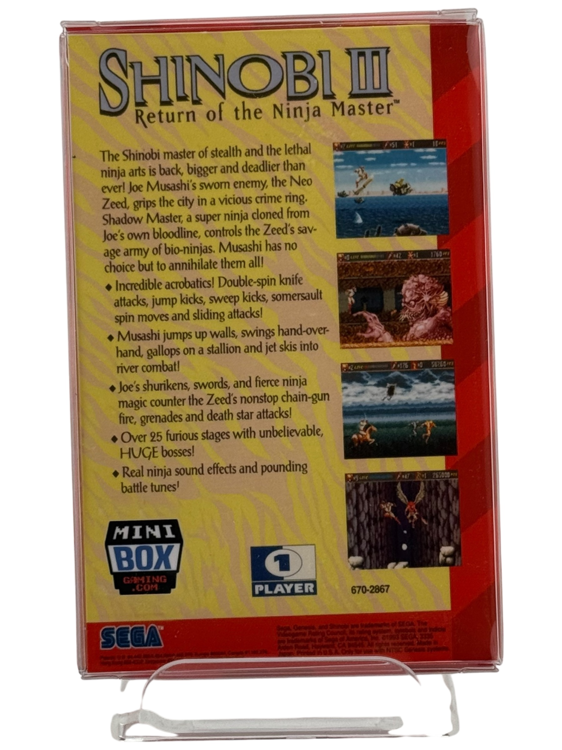 Shinobi III: Return of the Ninja Master [Mini Reproduction Box]