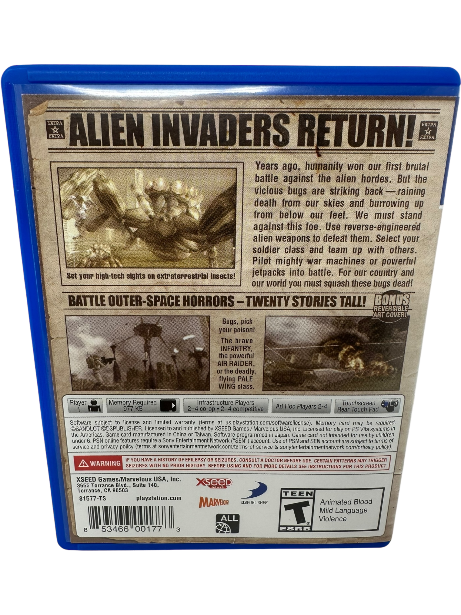 Earth Defense Force 2: Invaders From Planet Space