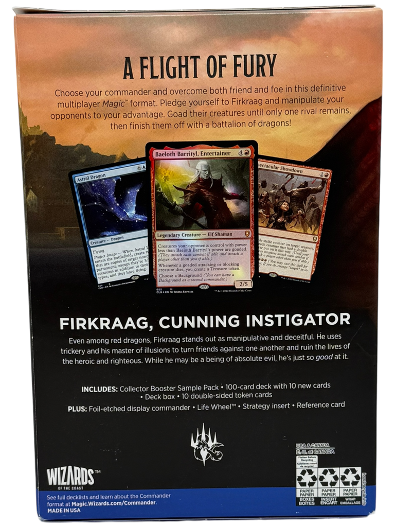 Commander Legends: Battle for Baldur's Gate - Draconic Dissent Commander Deck