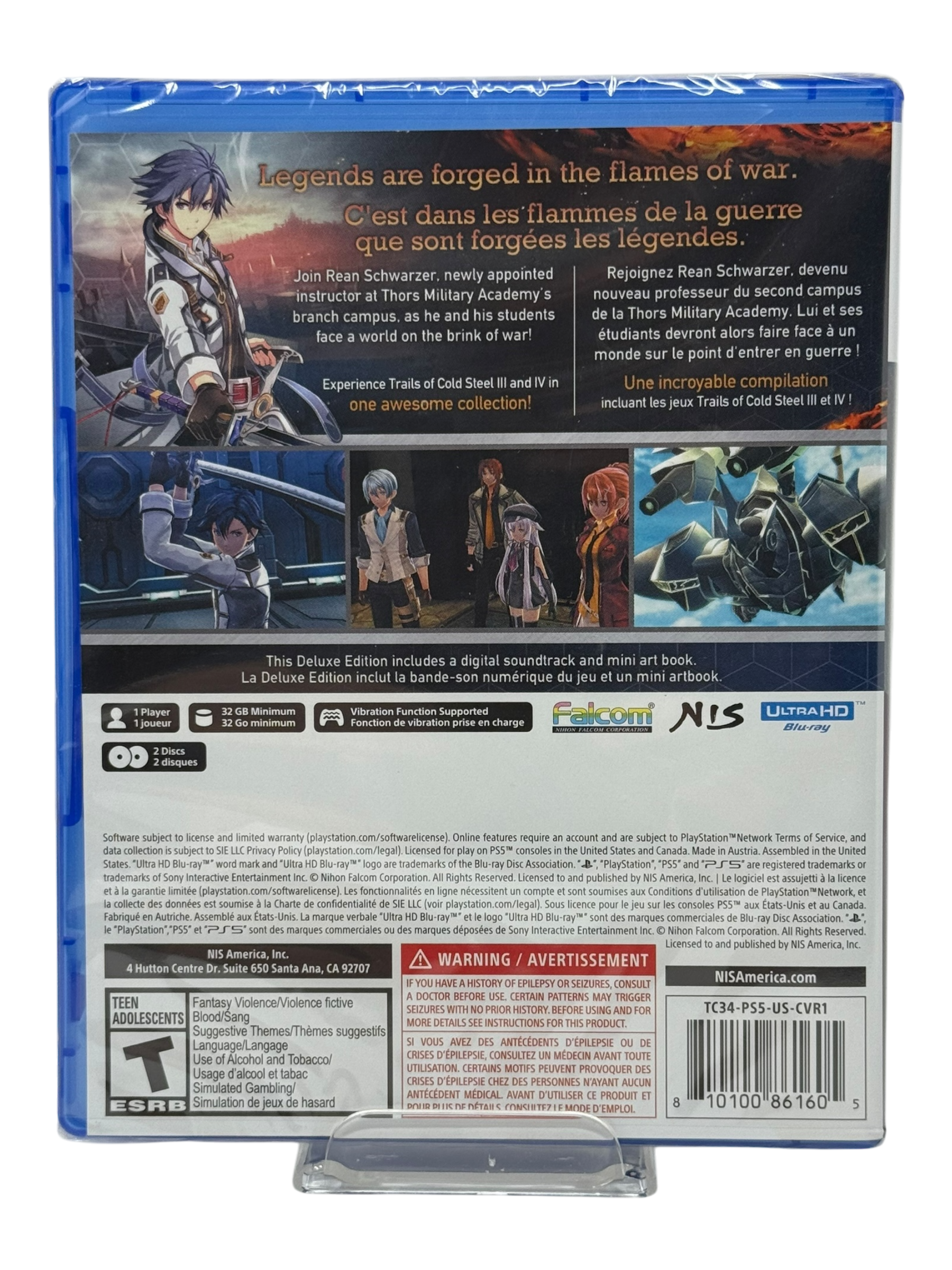 Legend Of Heroes: Trails Of Cold Steel III & Legend Of Heroes: Trails Of Cold Steel IV [Deluxe Edition]