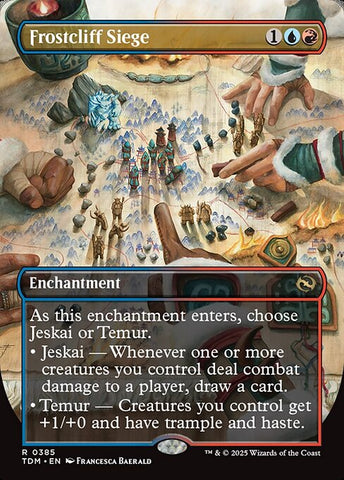 Frostcliff Siege - Tarkir: Dragonstorm #385 - Borderless Non-Foil