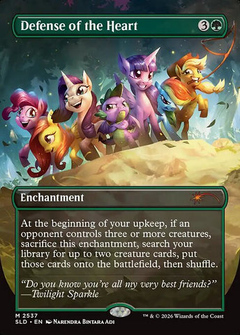Defense of the Heart - Secret Lair Drop #2537 - Borderless Foil