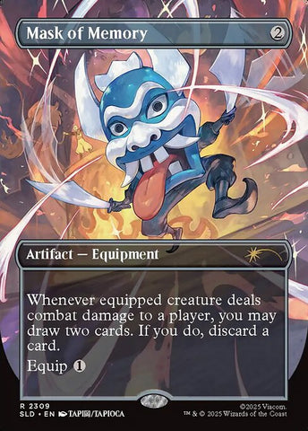Mask of Memory - Secret Lair Drop #2309 - Borderless Foil