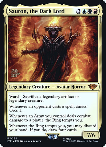 Sauron, the Dark Lord (Foil Pre-Release)