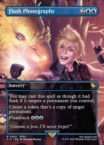 Flash Photography - Final Fantasy Commander #463 - Borderless Foil