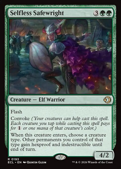 Selfless Safewright - Lorwyn Eclipsed #193 - Non-Foil — product image