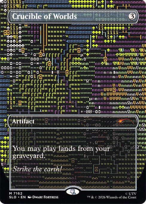 Crucible of Worlds - Secret Lair Drop #7162 - Borderless Foil — product image
