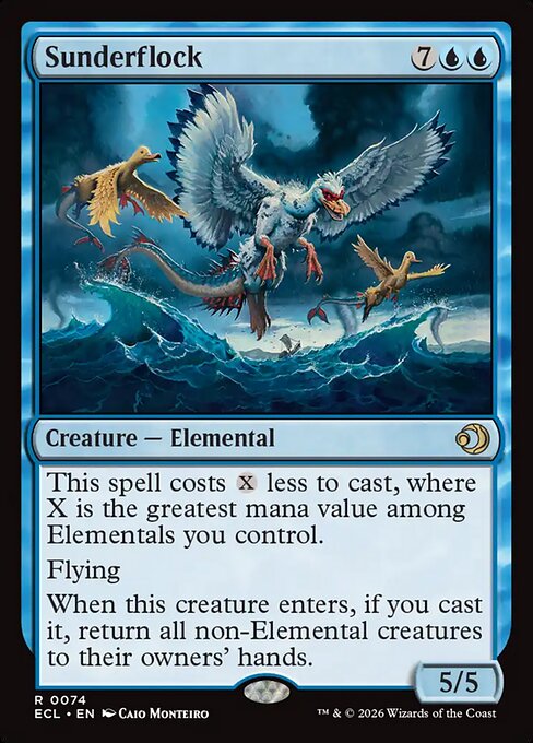 Sunderflock - Lorwyn Eclipsed #74 - Non-Foil — product image