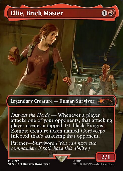 Ellie, Brick Master - Secret Lair Drop #2197 - Borderless Foil — product image