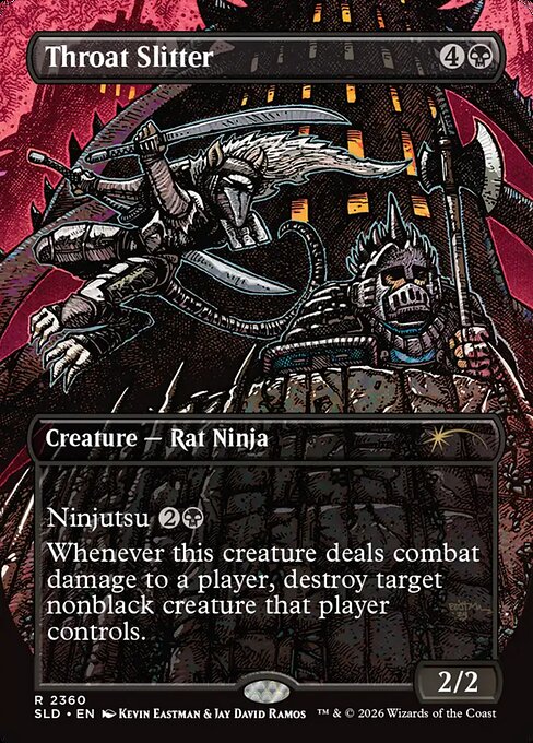 Throat Slitter - Secret Lair Drop #2360 - Borderless Foil — product image