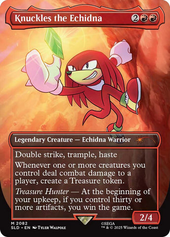 Knuckles the Echidna (Rainbow Foil)