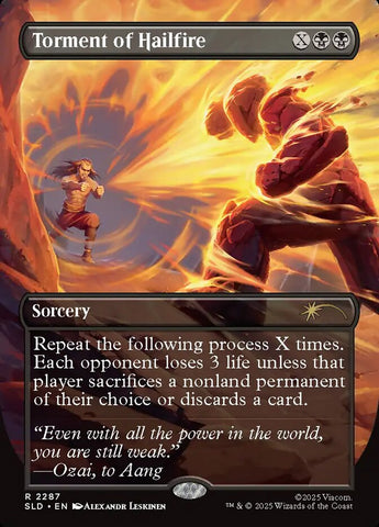 Torment of Hailfire (2287) (Rainbow Foil)