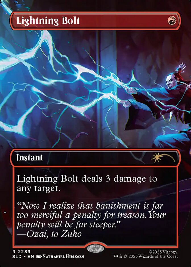 Lightning Bolt (2289) (Rainbow Foil)