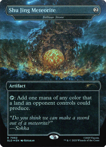 Shu Jing Meteorite - Fellwar Stone (Rainbow Foil)