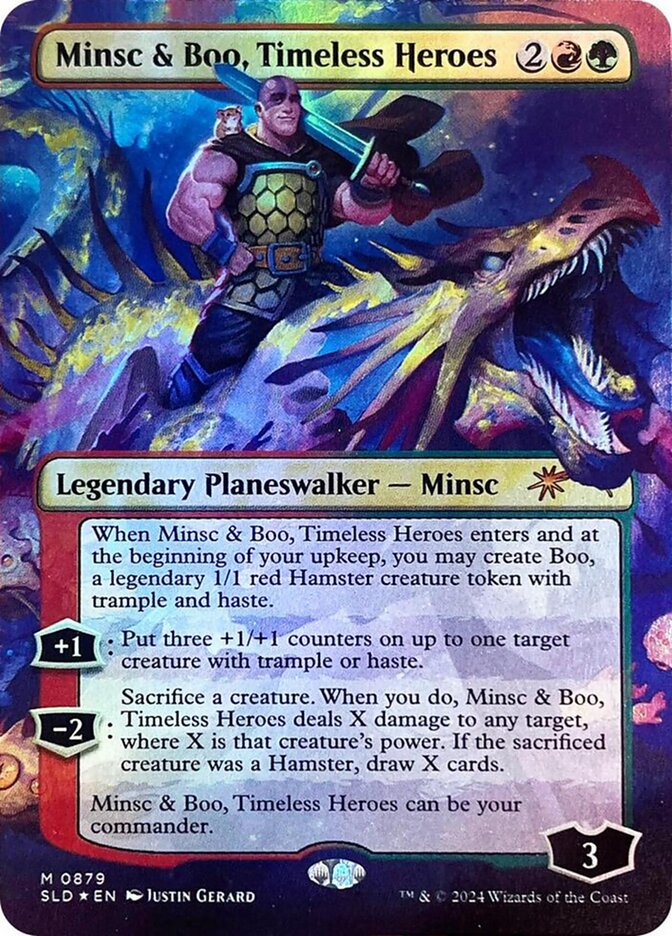 Minsc & Boo, Timeless Heroes (Rainbow Foil)