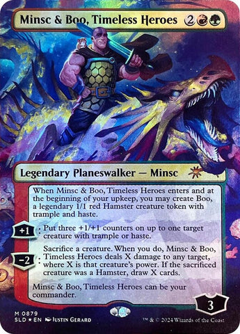 Minsc & Boo, Timeless Heroes (Rainbow Foil)