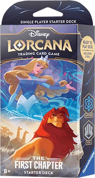 Disney Lorcana: The First Chapter Starter Deck (Sapphire & Steel) — product image